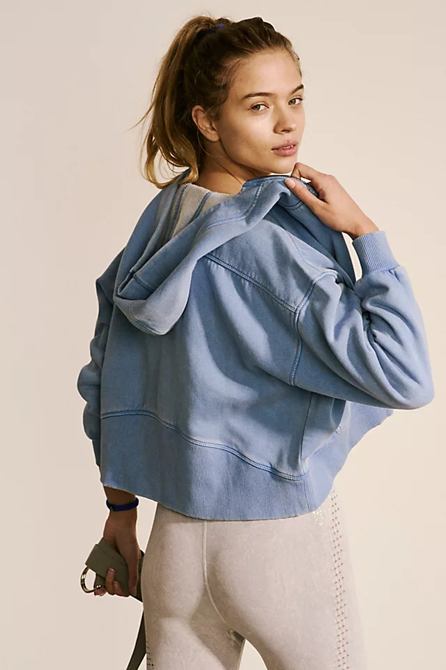 Wild At Heart Zip Up Blue Dust