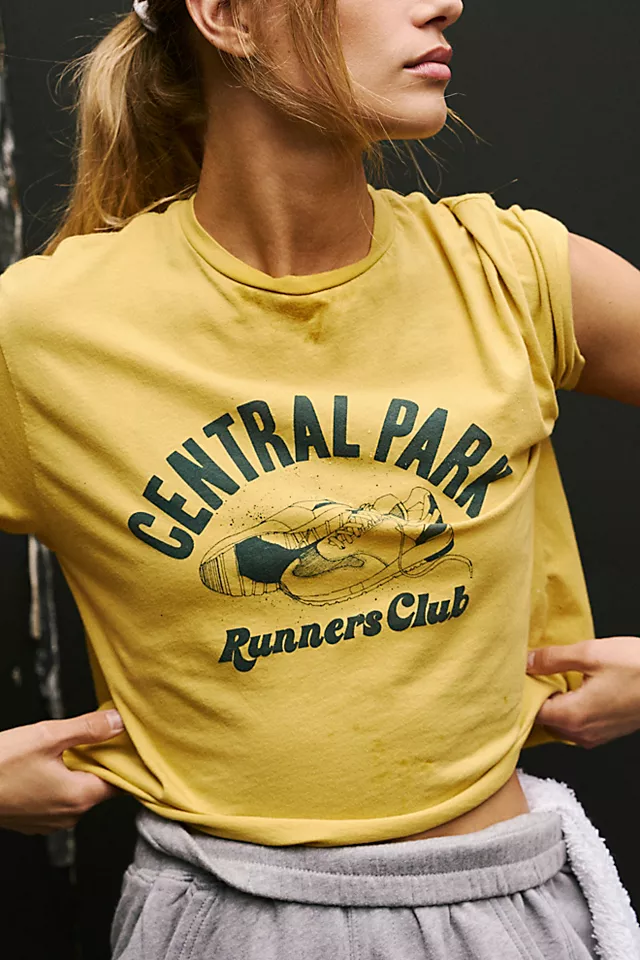 Central Park Runner Tee Yellow
