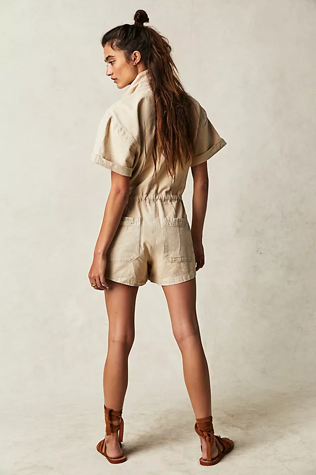 Rhodes Chino Coverall Almond Milk