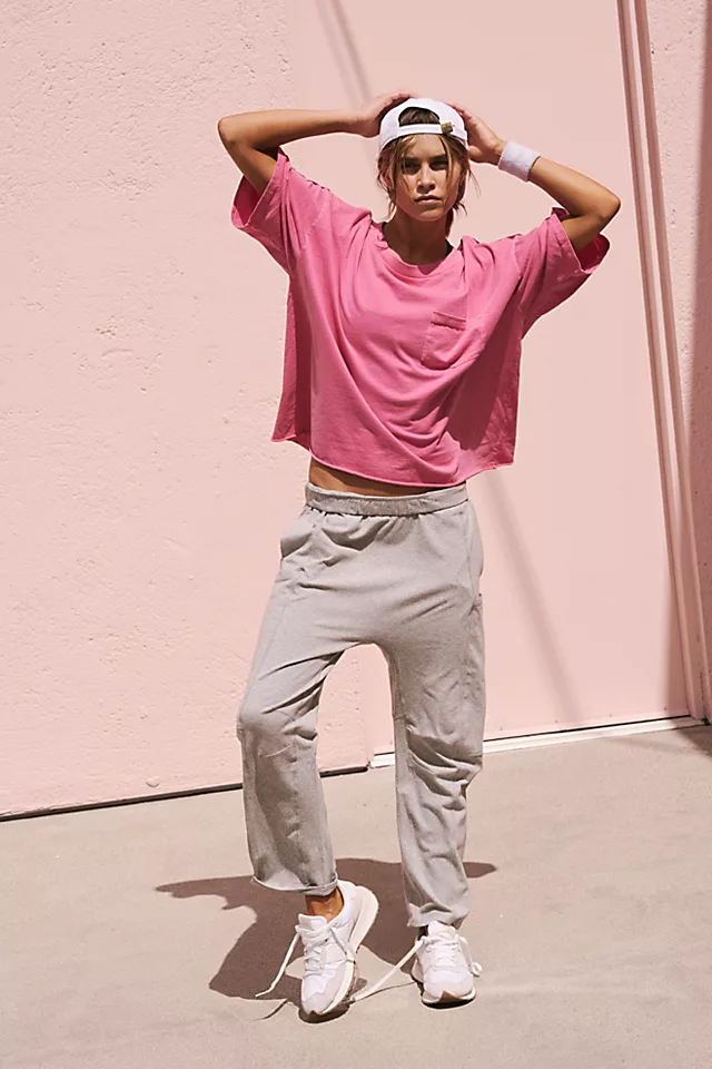 No Sweat Pocket Tee Flirt Alert