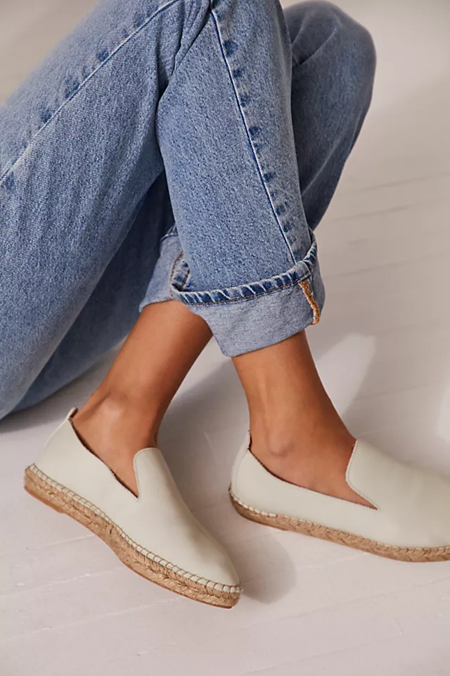 Esme Pointed Espadrilles Sea Salt