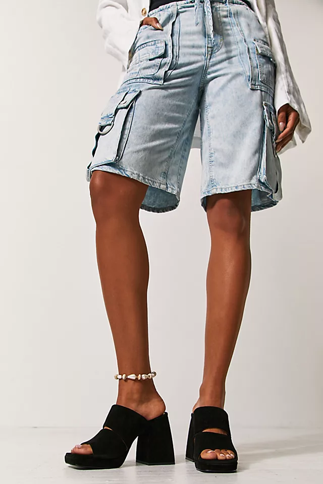 Love Is Everywhere Platform Sandals Black