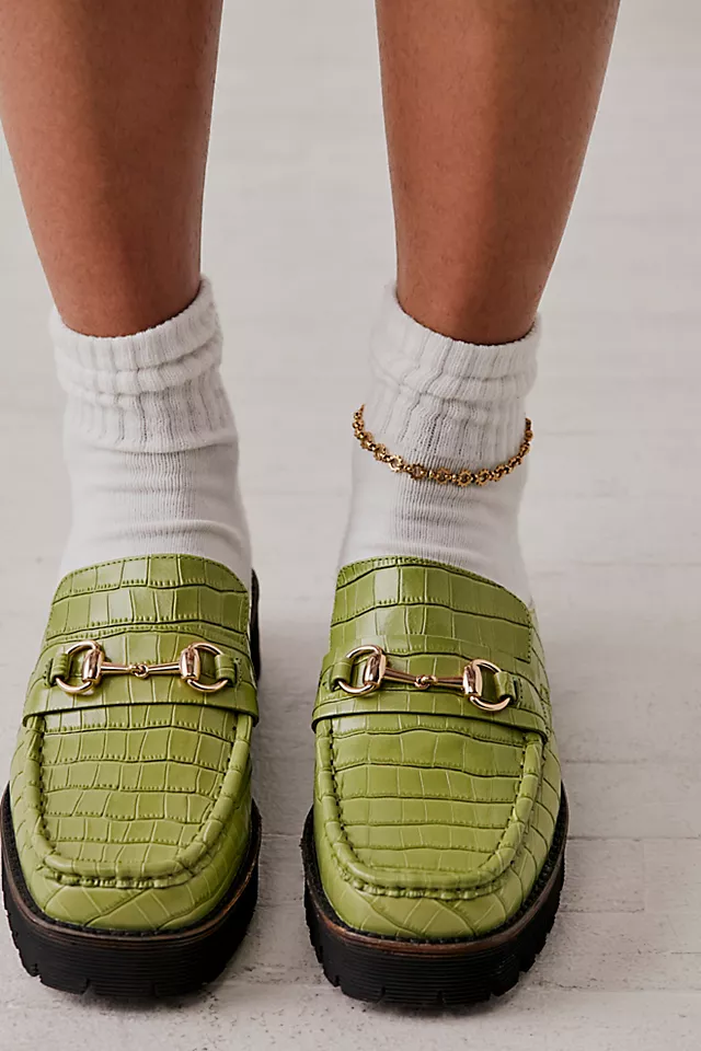 Luda Croc Loafers Apple