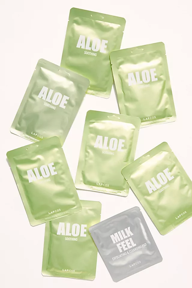 LAPCOS Daily Mask Set (7+1) Aloe