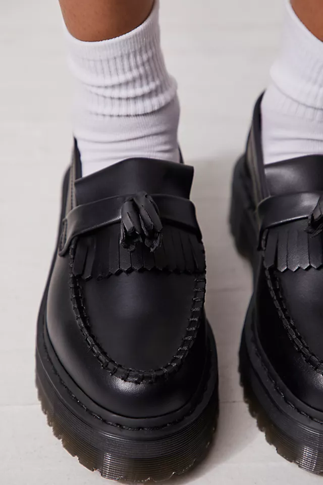 Vegan Adrian Quad Mono Loafers Black