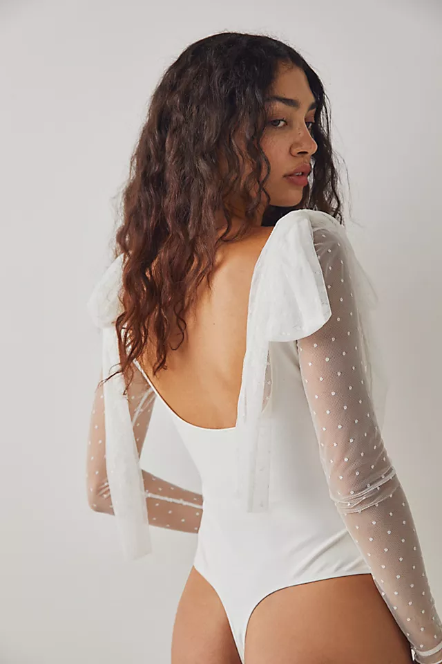 Tongue Tied Bodysuit Ivory