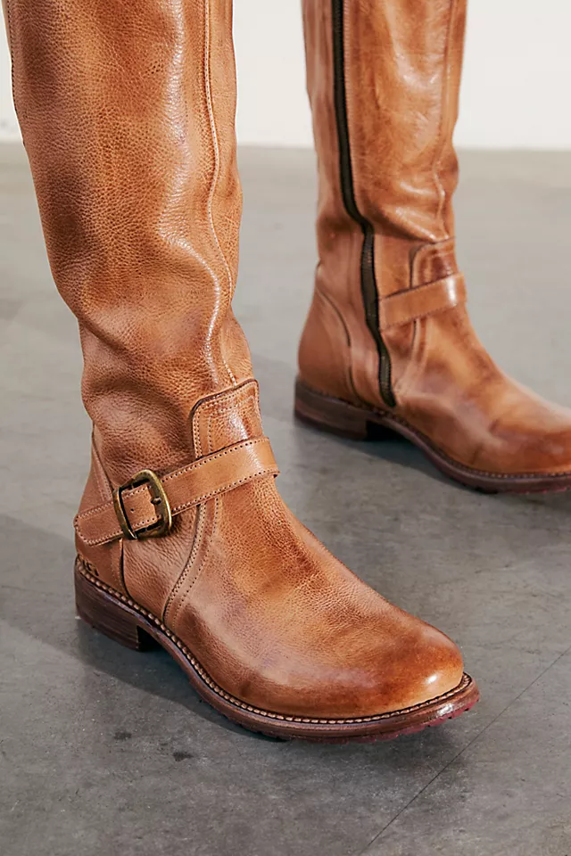 Clover Tall Boots Tan Rustic