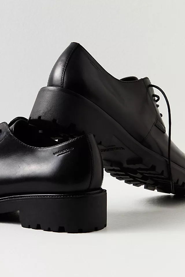 Vagabond Kenova Lace-Up Loafers Black