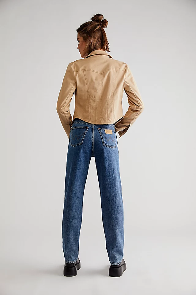 Wrangler The Mom Straight Jeans Winter Hue