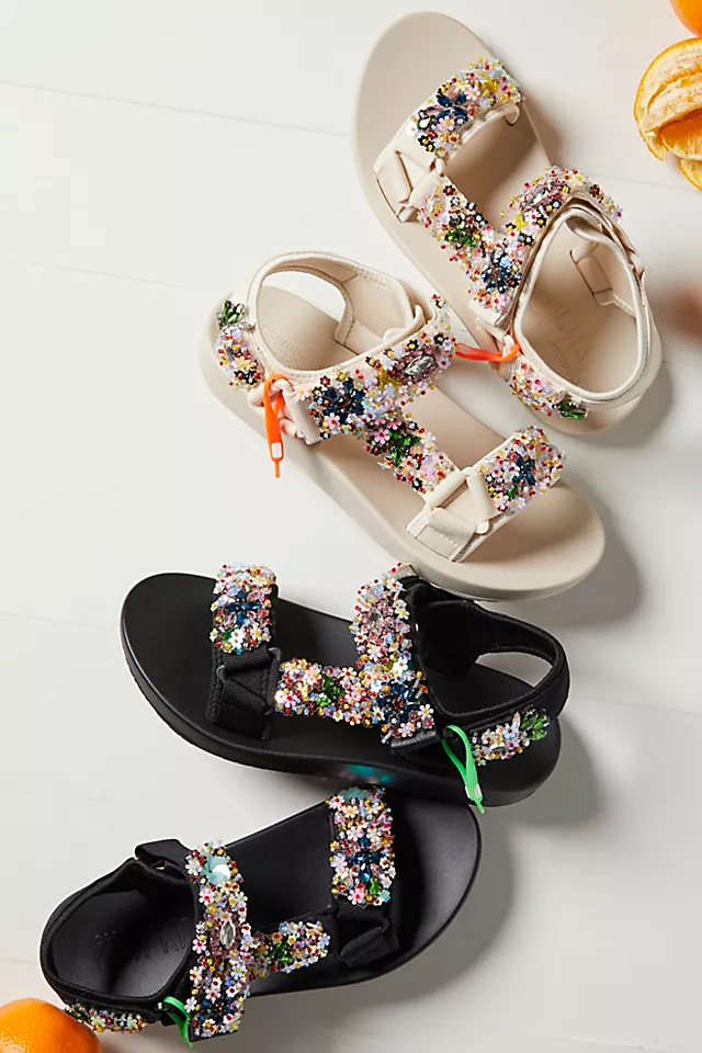 Sun Showers Sport Sandals Black