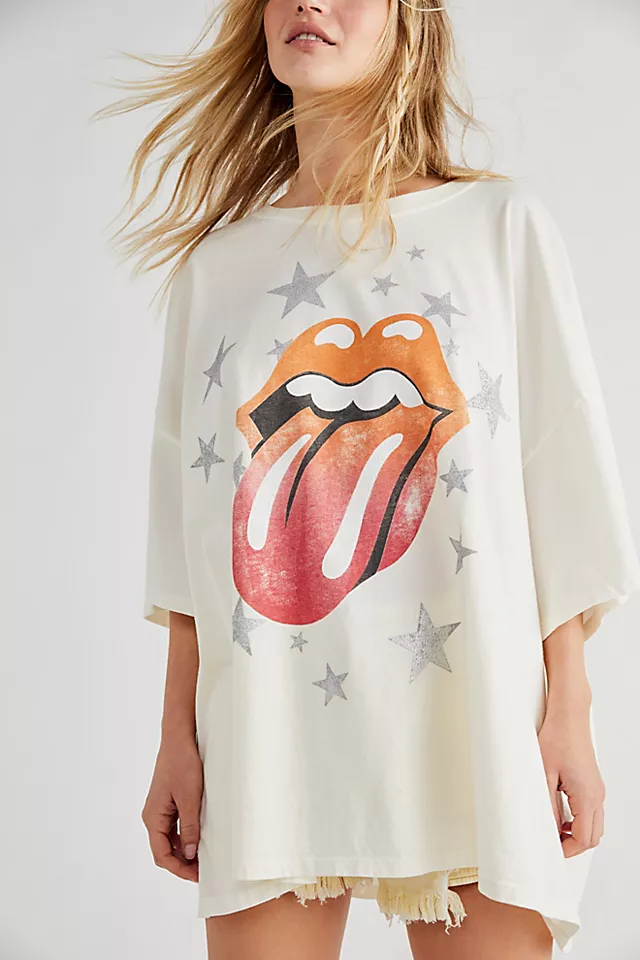Rolling Stones One Size Tee Stone Vintage