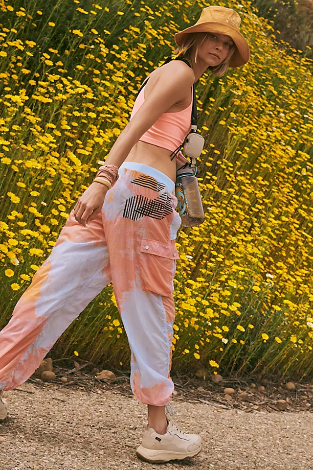 Color Burst Hike Pants Peached Combo