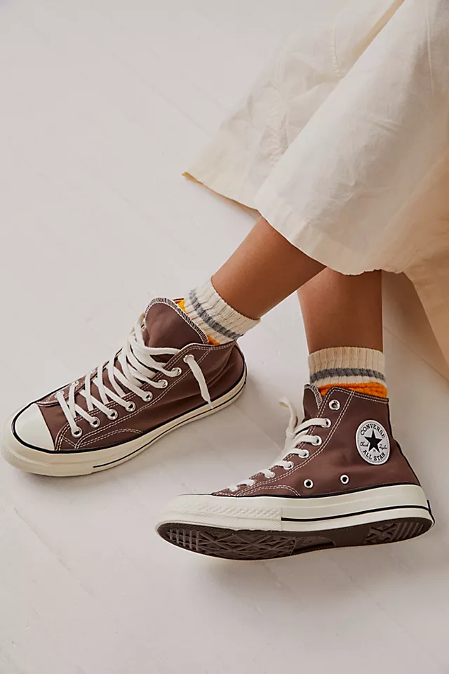 Chuck 70 Recycled Canvas Hi-Top Sneakers Squirrel Friend