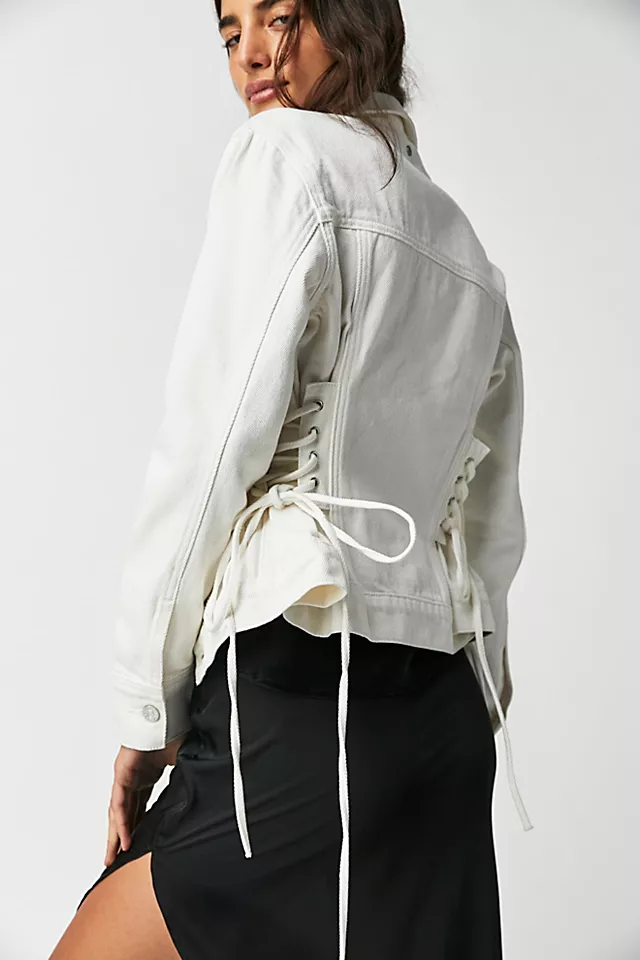 Lana Denim Jacket Off White