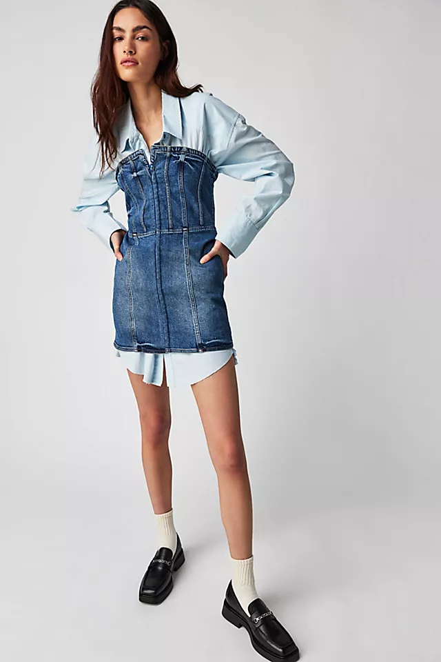 Retrofete Andreia Denim Dress Bailey