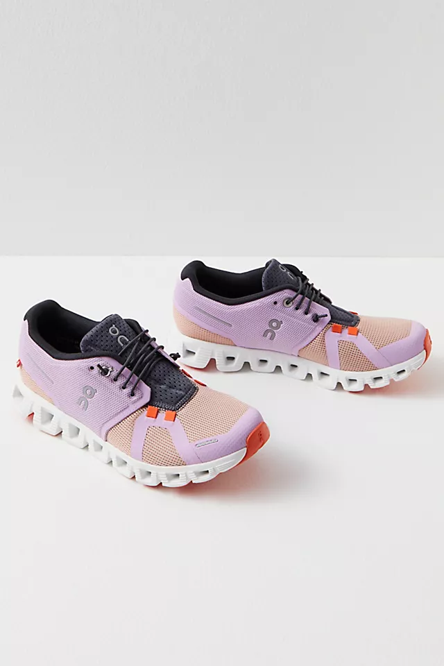 On Cloud 5 Push Sneakers Fiji / Rose