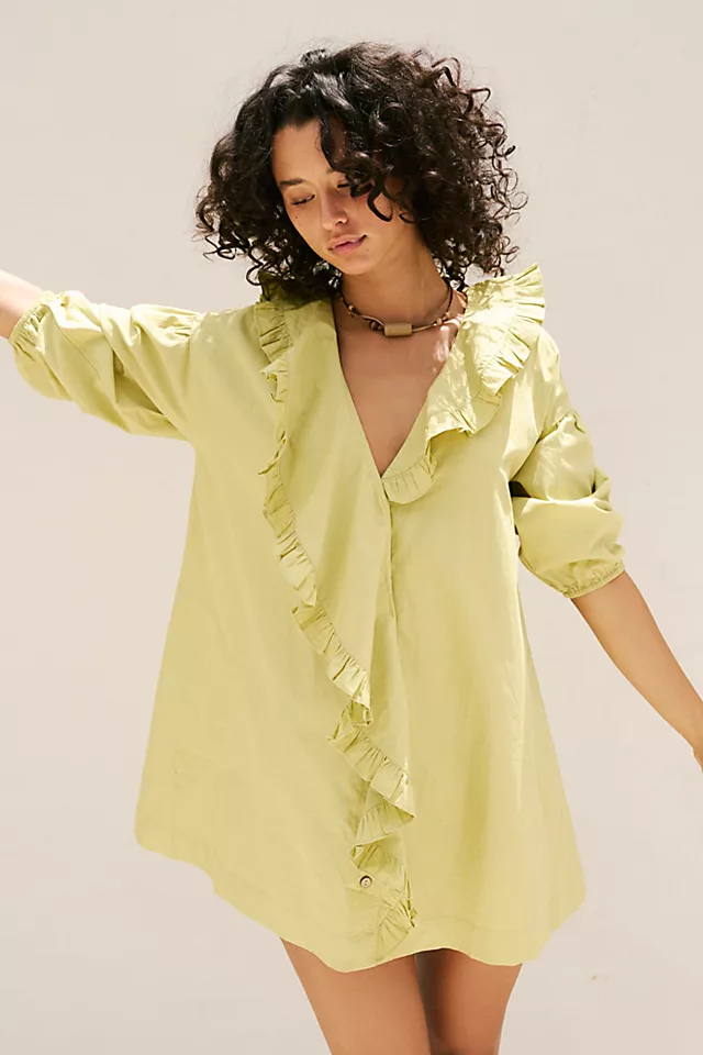 Take It In Tunic Palm Leaf