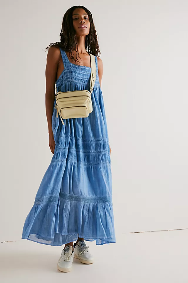 Onto The Next Slip Dress Copenhagen Blue