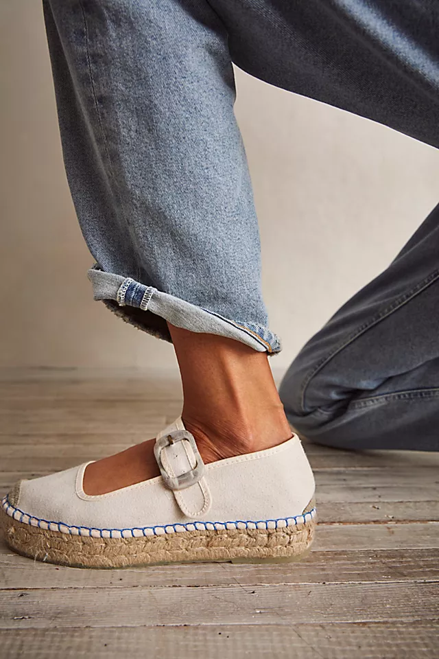 Surfside Mary Jane Espadrilles Natural