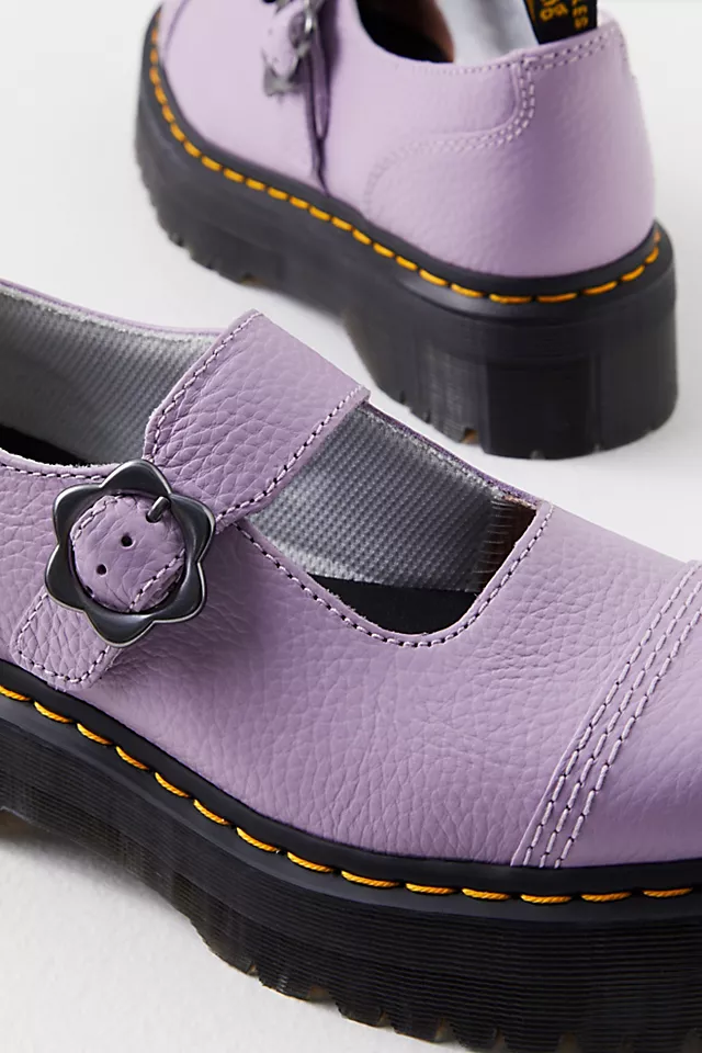 Addina Quad Flower Mary Janes Lilac