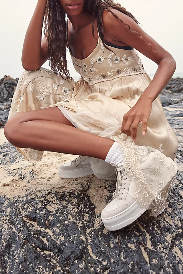 Vagabond Judy Platform Sneakers White / Salt