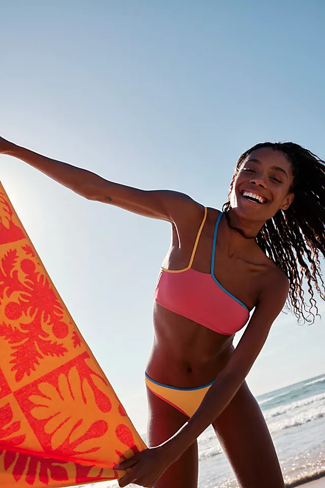 Stone Fox Ibiza Bikini Top Sunset Pink / Honeycomb