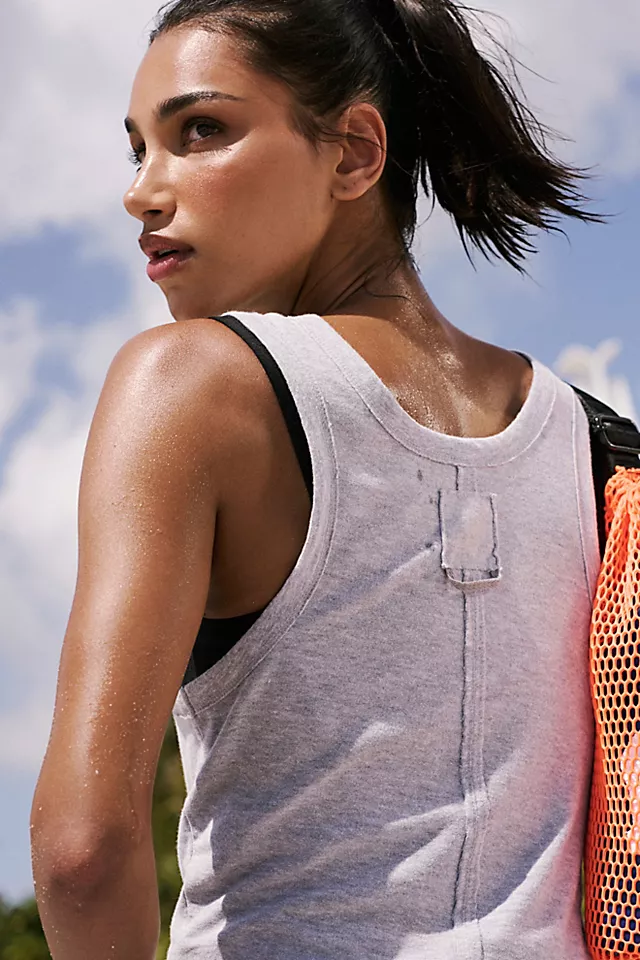 Back To Basics Heather Tank Heather Grey