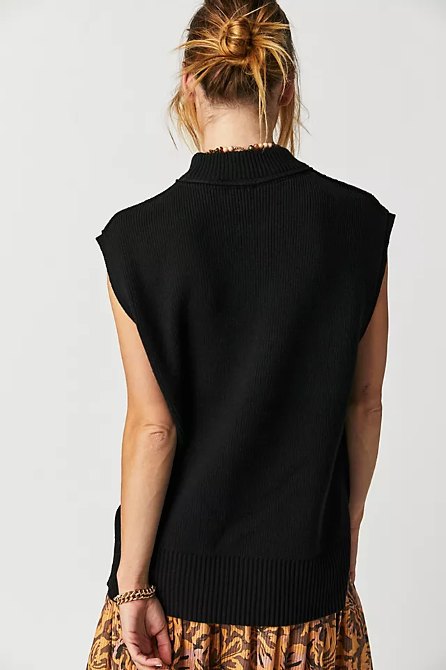 Easy Street Tunic Vest Black