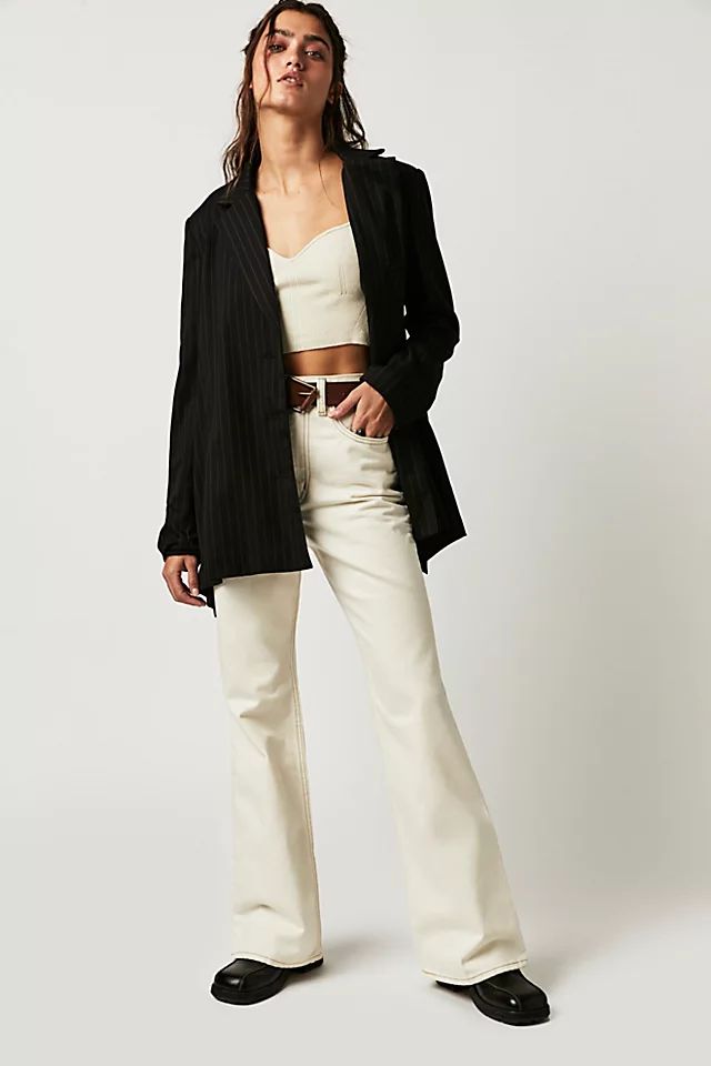 Levi's Movin' On 70's Flare Jeans 77 Sunny Cream