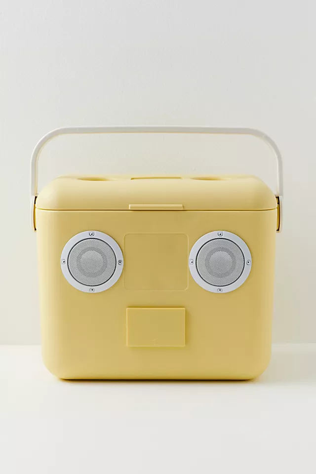 Beach Cooler Box Sounds Speaker Utopia Pale Banana
