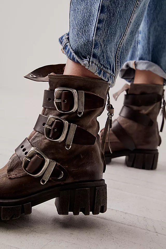 Dami Moto Boots Fango