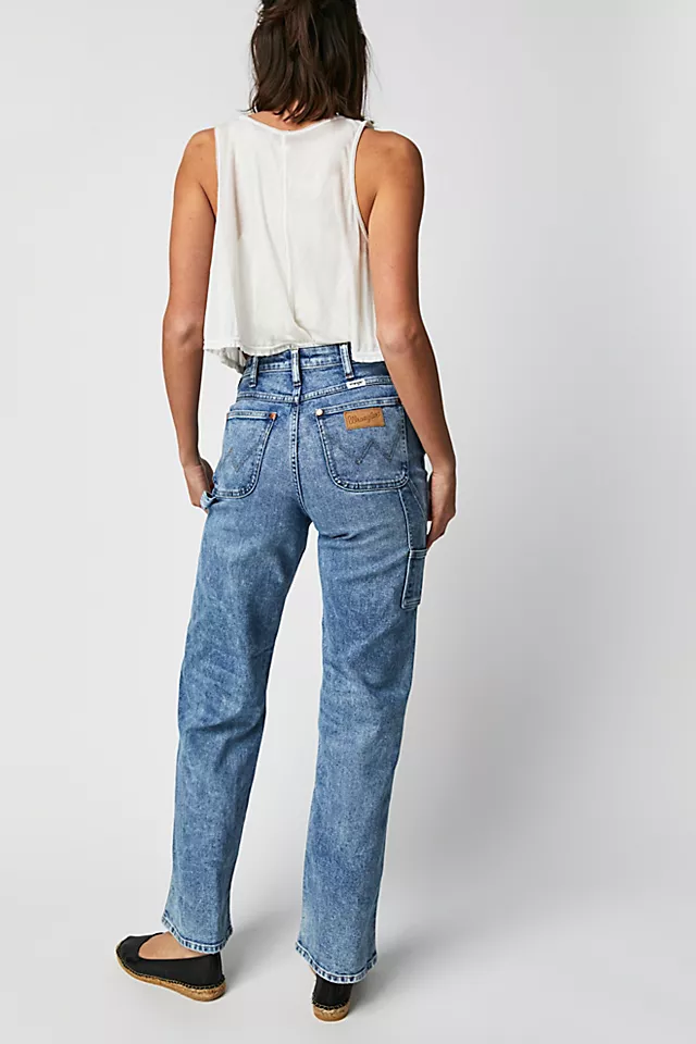 Wrangler Mom Relaxed Carpenter Jeans Cool Spot
