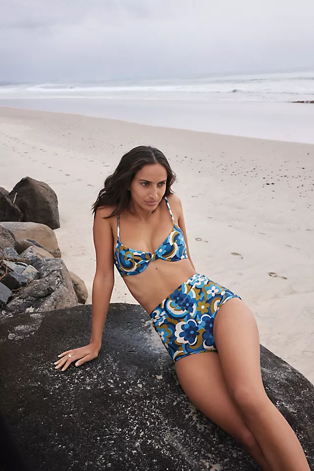 Juillet Lulu Bikini Top Azure