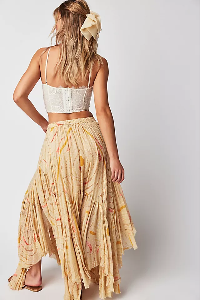 FP One Clover Printed Skirt Sand Combo