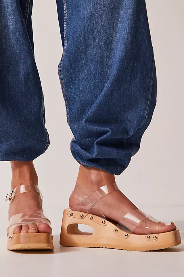 Let's Be Clear Vinyl Clog Clear