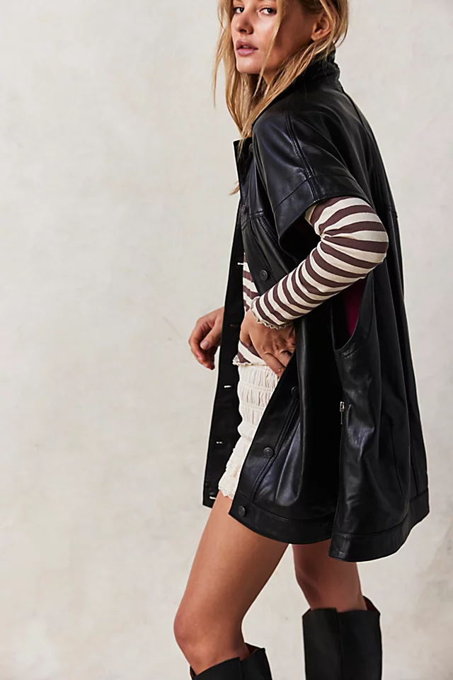 Rancho Leather Jacket Black