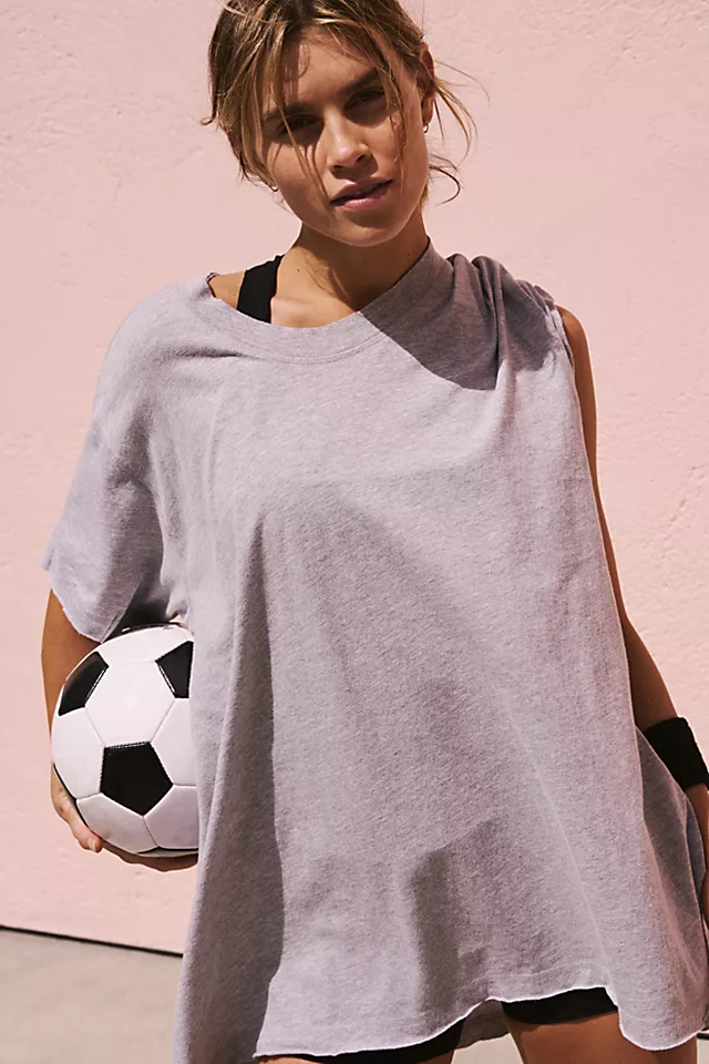 Leg Day Heather Tee Heather Grey