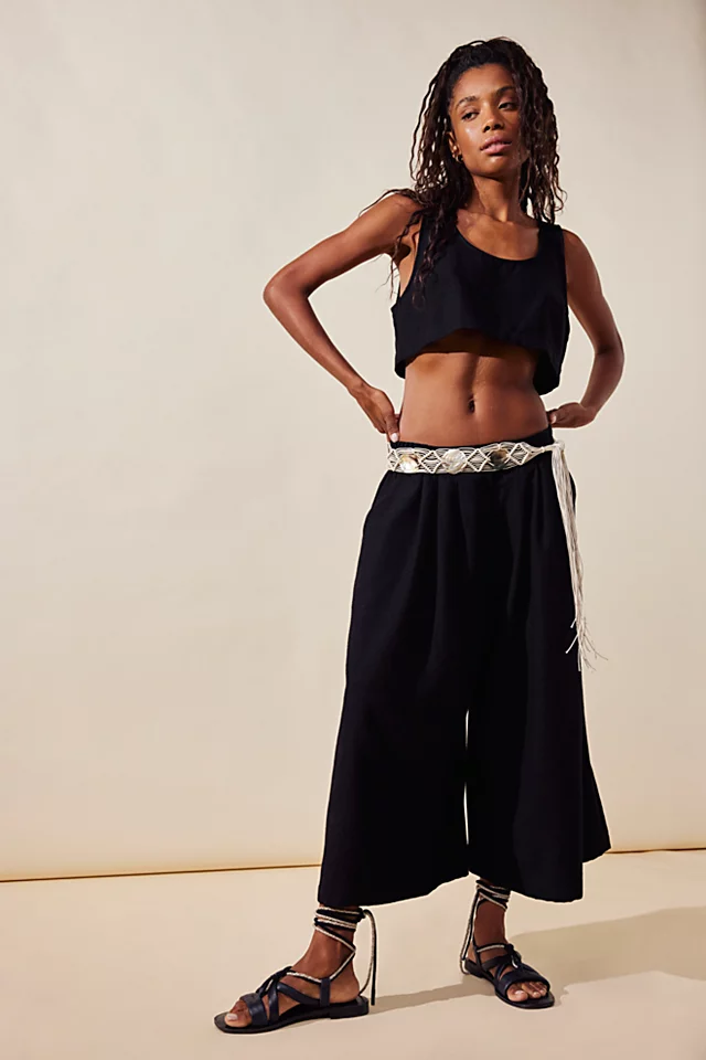 Maritza Culotte Set Black
