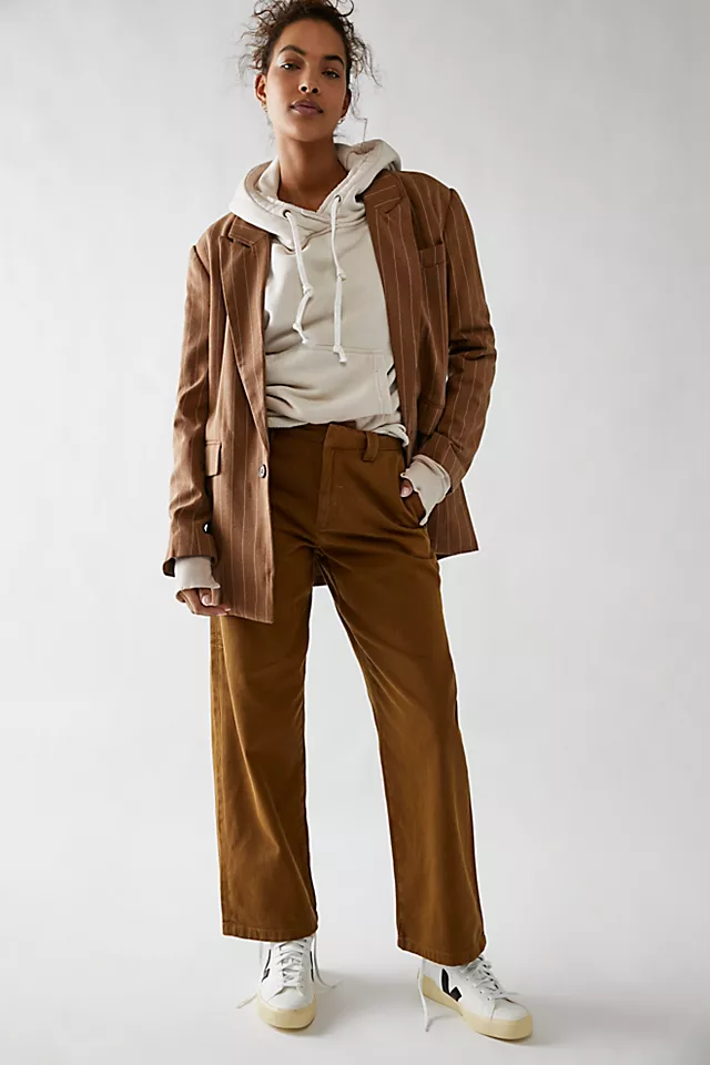 THRILLS Lax Low-Slung Pants Tobacco