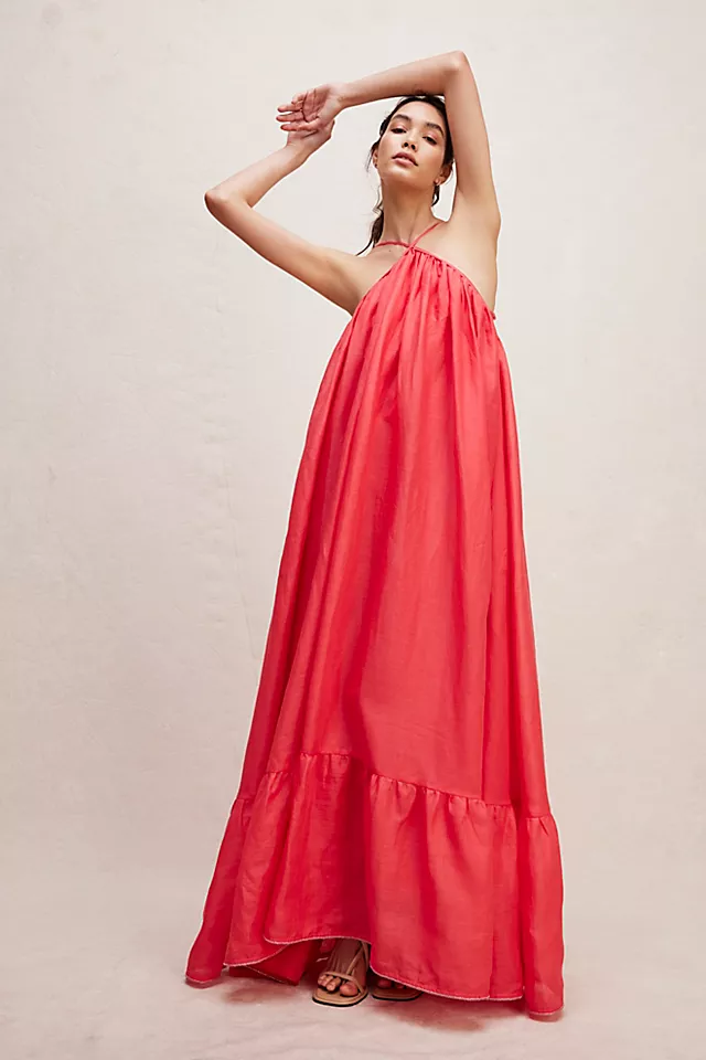 Hansen and Gretel Lordes A-Line Gown Watermelon