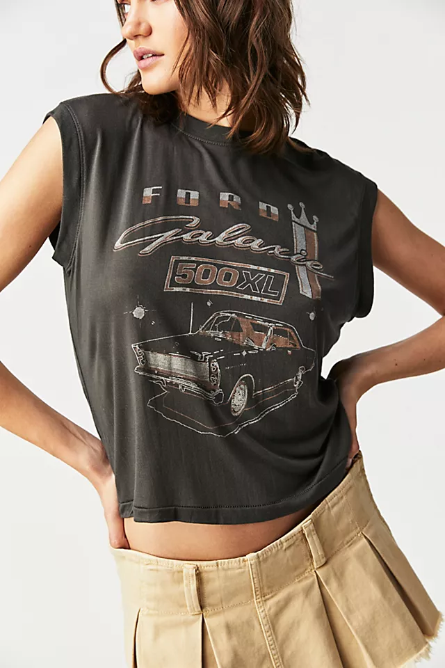 Junk Food Ford Galaxie 500 XL Tee Vintage Black
