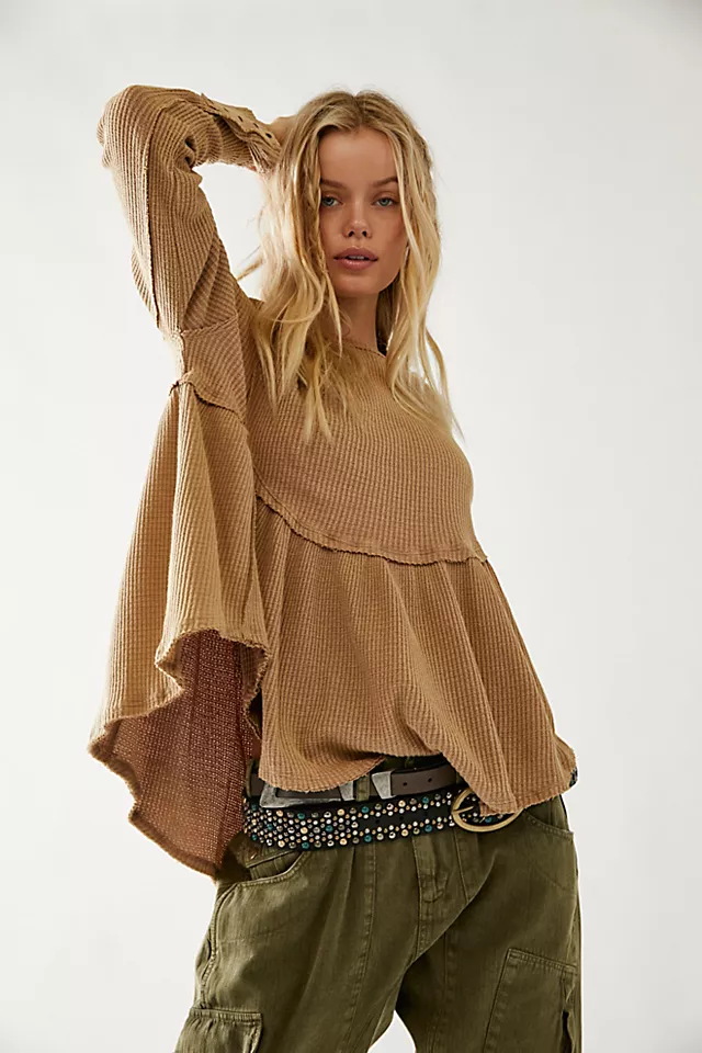 Oh My Babydoll Thermal Strawberry Roan