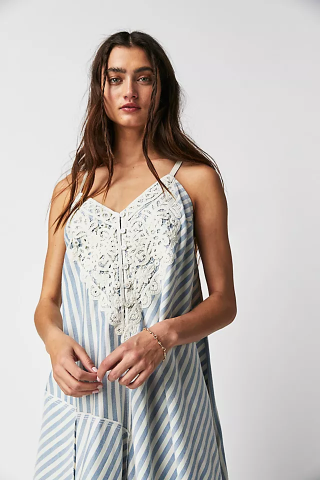 Gracelynn Maxi Dress Blue Combo