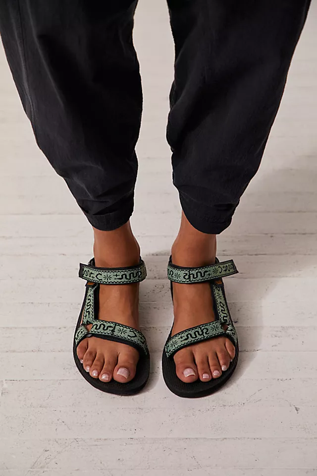 Teva Original Universal Printed Sandals Bandana Basil