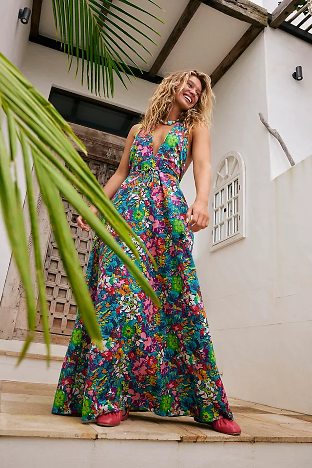 Saffron Maxi Dress Funfetti Combo