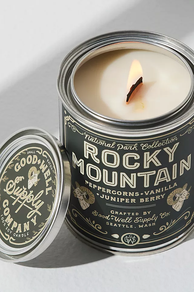 Good & Well National Parks Candle Rocky Mountain