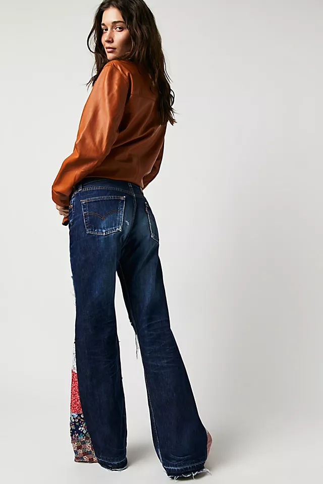Rialto Lennox Flare Jeans Blue