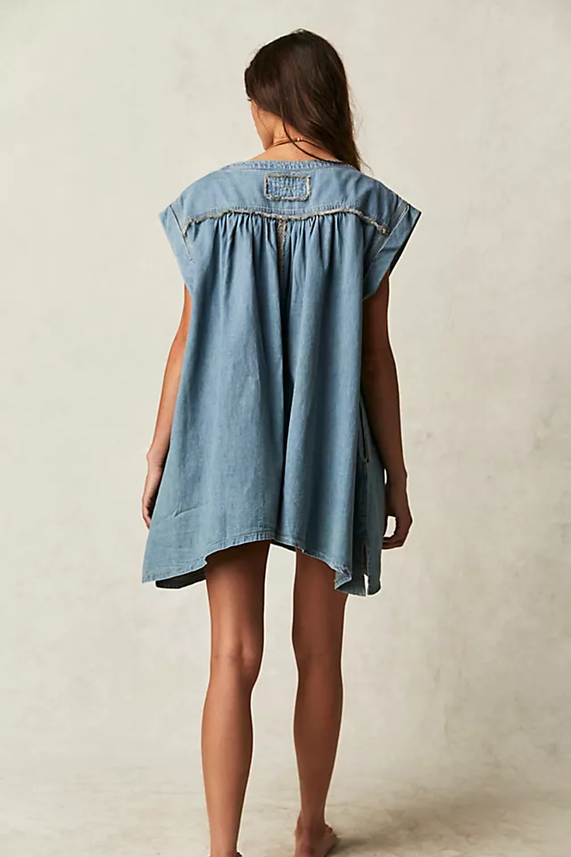 Green Eyes Tunic Medium Indigo