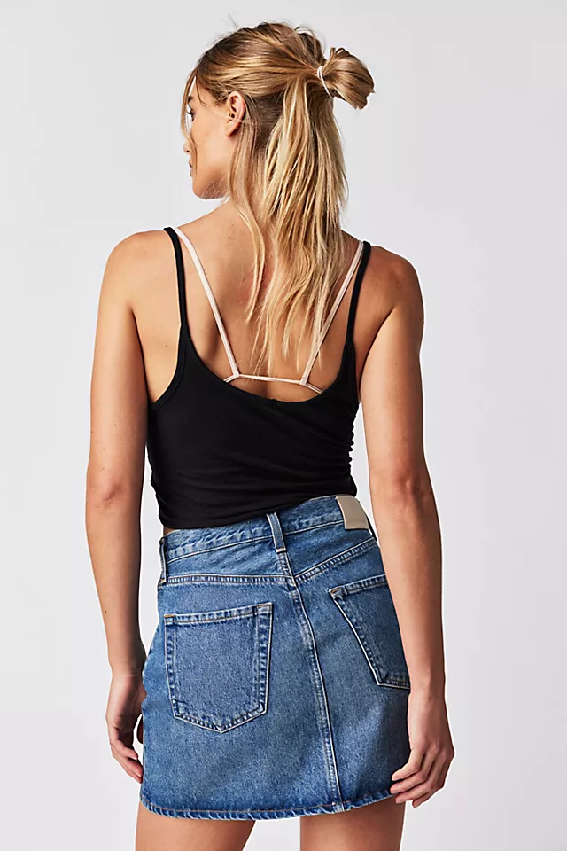 Citizens of Humanity Eden A-Line Mini Skirt Entrust