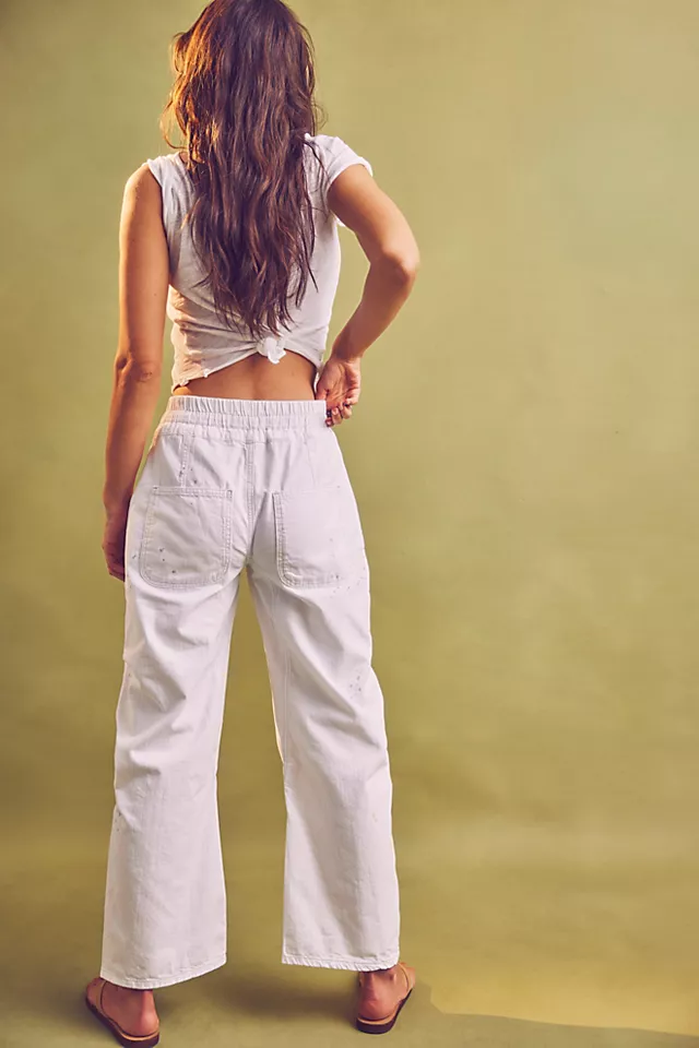 Modern Love Pull-On Jeans Optic White